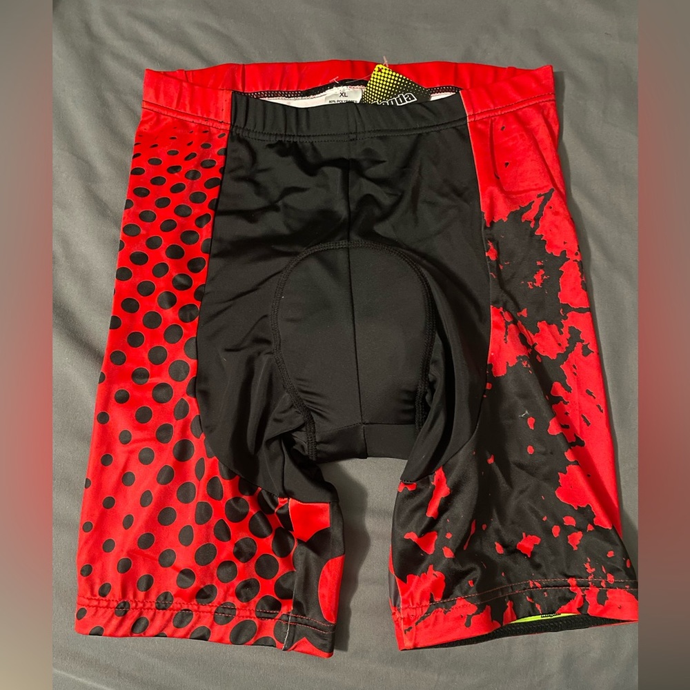 Aodga cycling shorts Red & Black Size XL